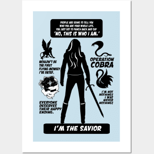 Emma Swan Quote Tee Posters and Art
